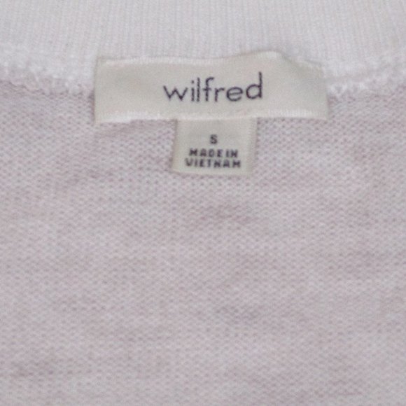 Wilfred Aritzia Asymmetrical Hem V Neck Sweater - Picture 6 of 6